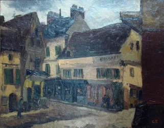 Ein Platz in La Roche-Guyon
